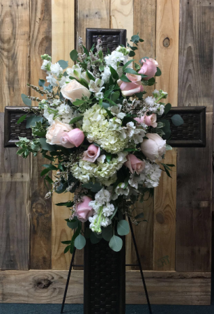 CROSS MY HEART FUNERAL ARRANGEMENT