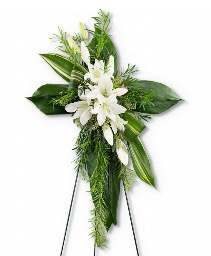 Cross of Comfort Funeral Arrangement