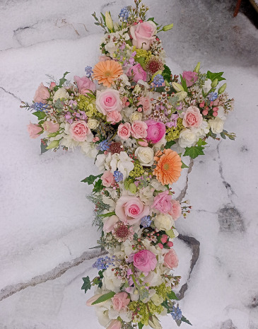 Cross of Peace  Designer's Choice in Glastonbury, CT | THE FLOWER DISTRICT