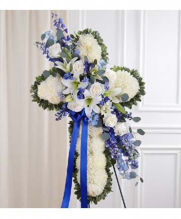 Cross of Purity  Standing Cross in Lompoc, CA | BELLA FLORIST AND GIFTS