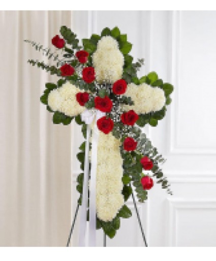 CROSS RED AND WHITE  