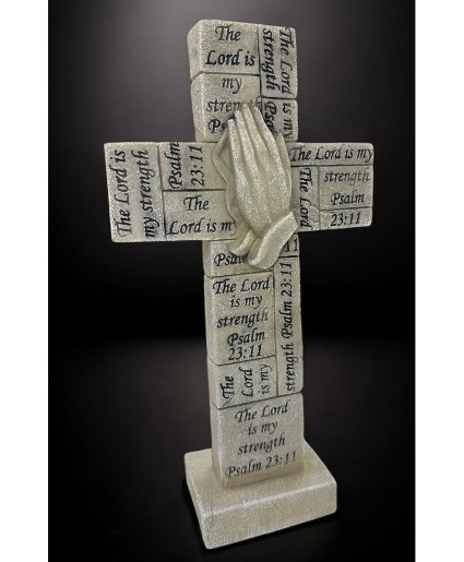 Cross with Scriptures 