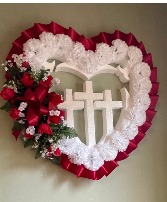 Crosses In Heart silk
