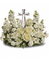 Crystal Cross Arrangement sympathy