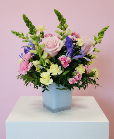 Cube of Color Cube Arrangement in Saginaw, MI | GAUDREAU THE FLORIST LTD.