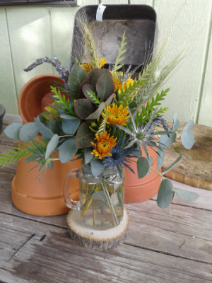 Cup of Boho Fresh Arrangement
