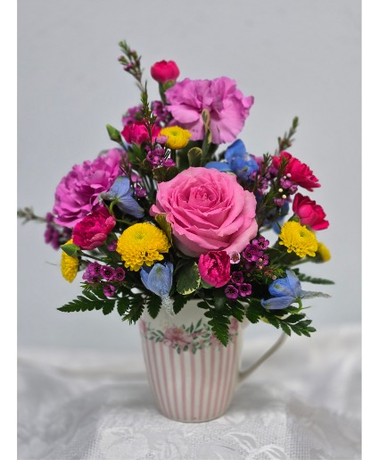 Cup of Thanks Fresh Florals in a Cup