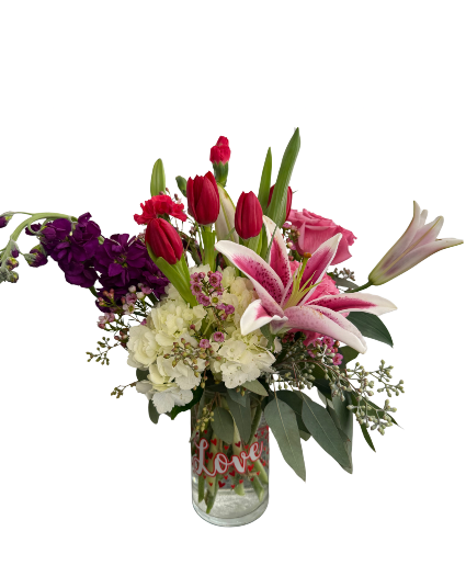 Cupid`s Garden Vase Arrangment