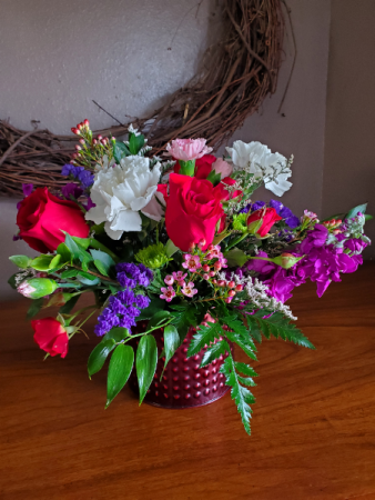 Cupids kiss Fresh arrangement 