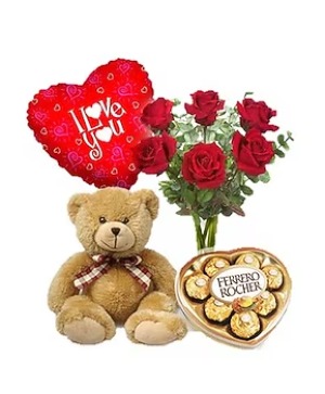 Cupid's Special Rose Arrangement