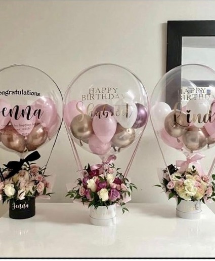  Custom Balloons & Flowers box 