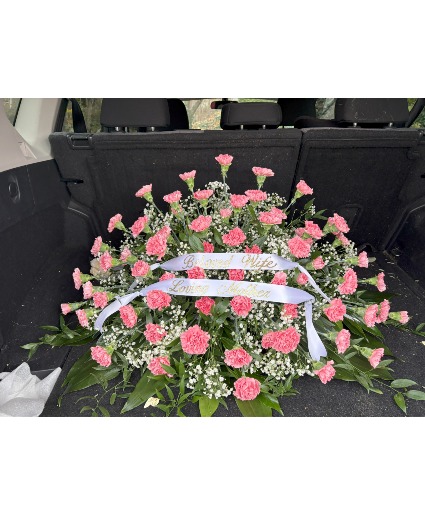 Custom Carnation Spray Casket spray 
