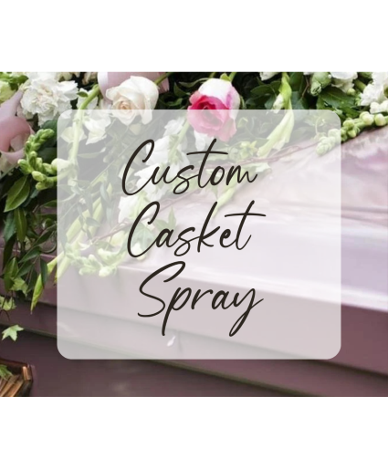 Custom  Casket Spray 