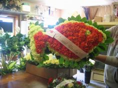 Custom Fish Arrangement Funeral 
