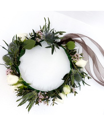 Custom Flower Crown Wedding in Hurricane, UT | Wild Blooms