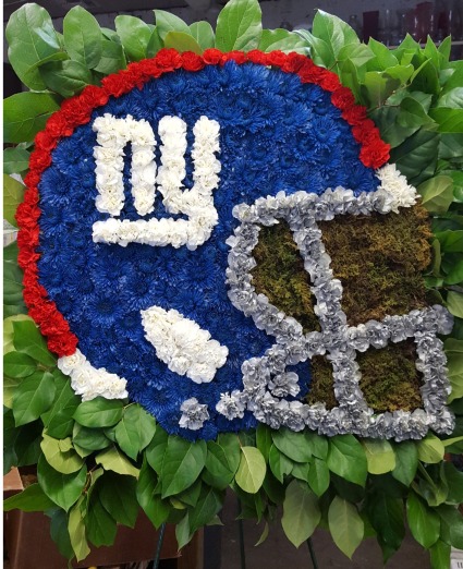 Custom Giants helmet Custom memorial piece