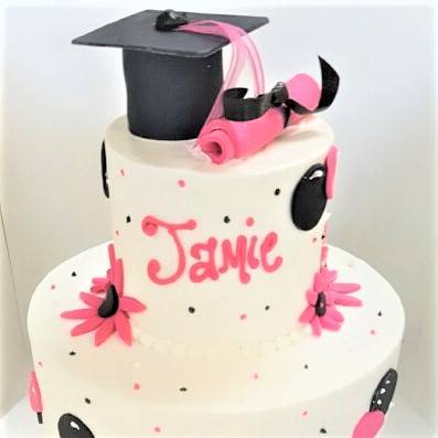 Custom Graduation Cake Fresh from the Bakery