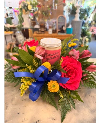 Custom made candle arrangement  