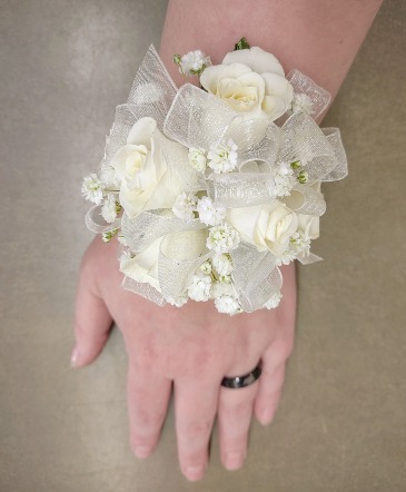 Customizable Wrist Corsage Corsage in Endicott, NY | ANGELINE'S FLOWERS & GREENHOUSE