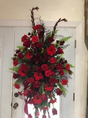 Custom Standing Spray Standing Spray- Funeral