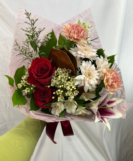 Custom Fresh Flower Wrap Presentation Bouquet
