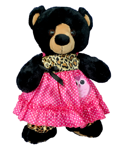 Cute "Leopard" Owl Outfit (16") 