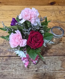 Cutie Pie Half Pint Glass Jar