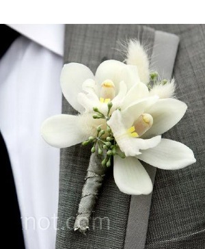 Cymbid Orchid Boutonniere