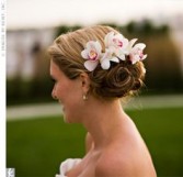 Cymbidium Orchid Hair piece 