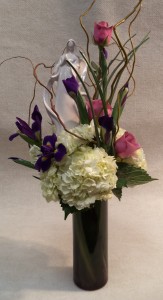 Angelic Farewell Fresh Flowers & Keepsake Angel