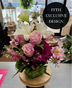 Daintiest Pinks Floral Vase Arrangement