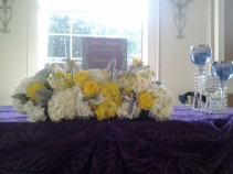 Dainty Head Table Centerpiece