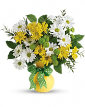 Daisies And Dots TEV56-1 17"(w) x 16.5"(h)