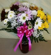 DAISIES GALORE VASE ARRANGEMENT