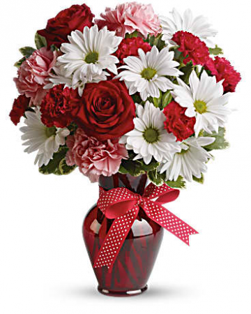 Daisy, Carnation, Rose Mix 