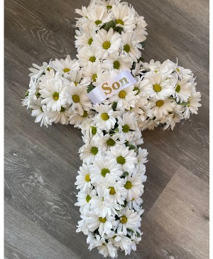 Daisy Cross  Standing Spray