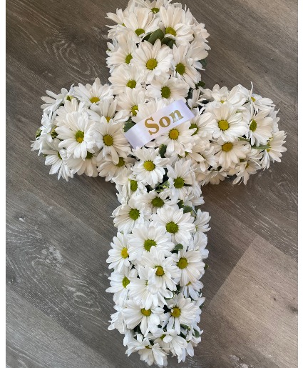 Daisy Cross  Standing Spray