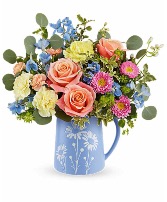 Daisy Dreams Keepsake Pitcher Arrangement
