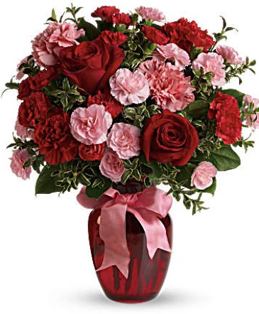ALL MY LOVE vase arrangement in Pflugerville, TX | BLOOMIN' ACROSS TEXAS