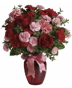 Dance with Me Bouquet with Red Roses 