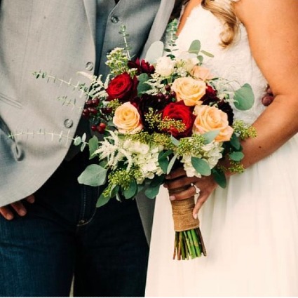 Danielle's  Bridal Bouquet