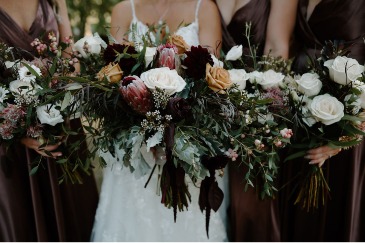 Dark and Moody  For the bride who dares to be different — rich, moody blooms that speak louder than words in Canon City, CO | TOUCH OF LOVE FLORIST AND WEDDINGS