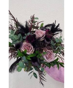 Dark and Romantic wedding bouquet