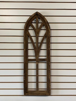 Dark Stain Wood Window 