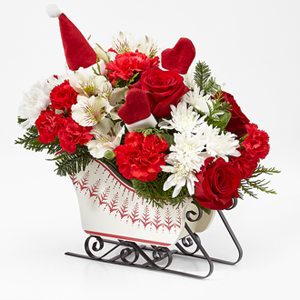 Dashing Through the Snow Bouquet Floral Arrangement