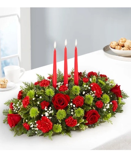 Dashing Through The Snow Centerpiece