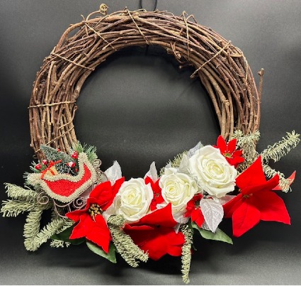 Dashing through the Snow Wreath Custom Designers Choice