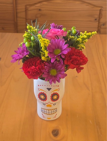 Day of the Dead Flower Arrangement 