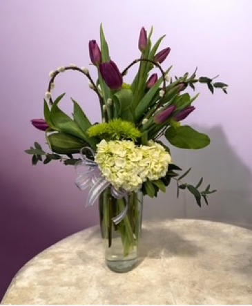 Daydream Tulips Spring arrangement in Columbus, OH | ALL INBLOOM