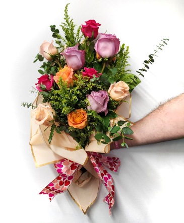 Dazzling Haze Wrapped Bouquet in Albany, NY | Ambiance Florals & Events